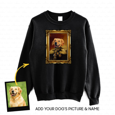 Personalized Dog Gift Idea - Royal Dog's Portrait 2 For Dog Lovers - Standard Crew Neck Sweatshirt